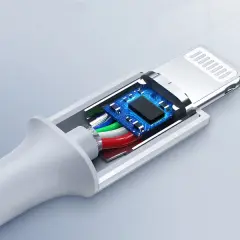 UGREEN 60746 US171 MFi Sertifikalı 36W 3A PD USB-C to Lightning Hızlı Şarj Kablosu Beyaz 0.25cm