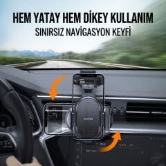UGREEN 20559 LP405 Vantuzlu Araç Telefon Tutucu Siyah - 2