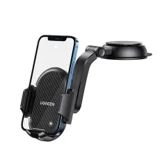 UGREEN 15061 LP405 Şelale Şeklinde Vantuzlu Araç Telefon Tutucu Siyah