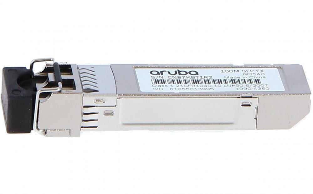 HPE Aruba J9054D 100M SFP LC FX 2km MMF XCVR