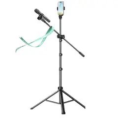 UGREEN 15646 LP679 4 -7.2 inc 72-180cm Profesyonel Yer Tipi Mikrofon ve Telefon Ayarlanabilir Tripod