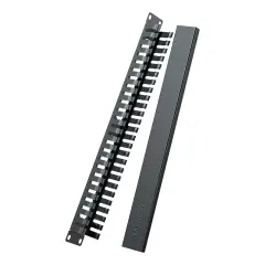 UGREEN 70424 NW128 19 İnç 1U 24 Port Boş Keystone Jack Uyumlu Kablo Düzenleyicili Patch Panel