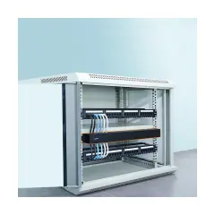UGREEN 70424 NW128 19 İnç 1U 24 Port Boş Keystone Jack Uyumlu Kablo Düzenleyicili Patch Panel - 2
