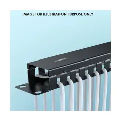 UGREEN 70424 NW128 24 Port Kablo Ethernet Kablosu Patch Panel Entegre Kablolama Ürün Seri Yönetim Rafı