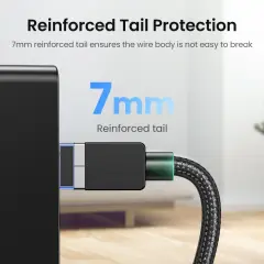 UGREEN 30795 NW153 CAT8 2000MHz Stabil Bant 40Gbps Yüksek Ağ Hızı Ethernet Kablosu Örgülü 10metre