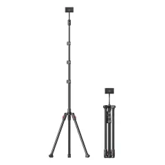 UGREEN 90235 LP377 4.7-7.2 İnç Ayakta Durabilen Canlı Yayın Tripodu Siyah 1.7 Metre - 2