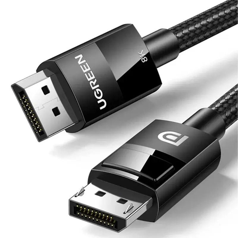 UGREEN 80392 DP114 Ultra HD 8K 60Hz Çözünürlük Displayport to Displayport 1.4 Örgülü Kablo 2metre
