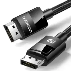 UGREEN 80392 DP114 Ultra HD 8K 60Hz Çözünürlük Displayport to Displayport 1.4 Örgülü Kablo 2metre