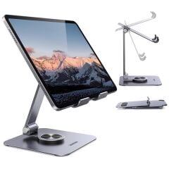UGREEN 45860 LP894 4.7''-13'' Alüminyum Alaşımlı 360 Derece Döndürülebilir Masaüstü Telefon ve Tablet Tutucu