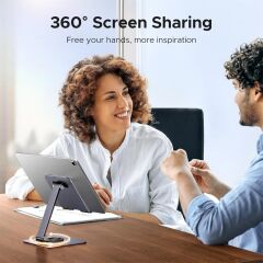 UGREEN 45860 LP894 4.7''-13'' Alüminyum Alaşımlı 360 Derece Döndürülebilir Masaüstü Telefon ve Tablet Tutucu