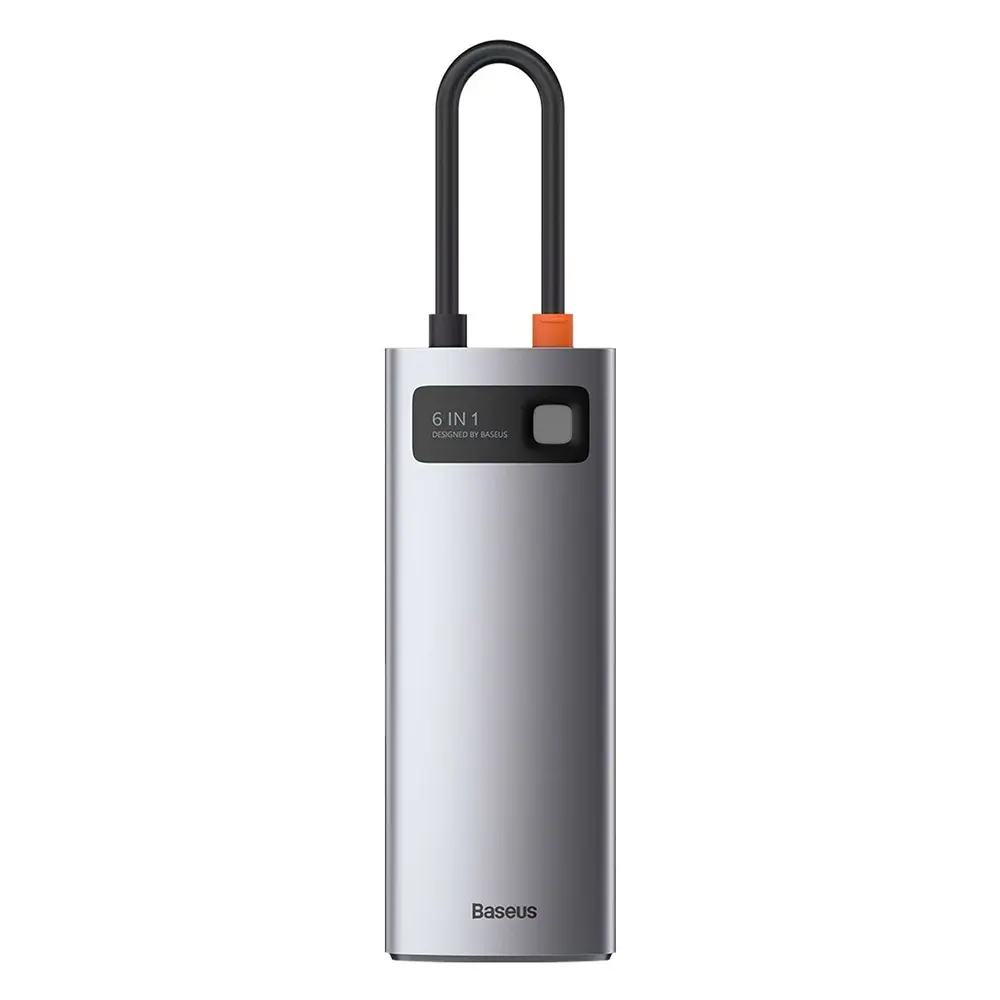 BASEUS StarJoy USB-C to 6 in 1 Çok Fonksiyonlu Bağlantı İstasyonu WKWG030013