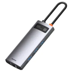 BASEUS StarJoy USB-C to 6 in 1 Çok Fonksiyonlu Bağlantı İstasyonu WKWG030013