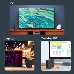 GODO GDPD03-SAS USB 3.0 2.5''-3.5'' SAS/SATA HDD SSD Sabit Disk Bağlantı İstasyonu