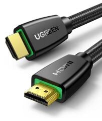UGREEN 40412 HD118 HDMI Kablo 4K 18GB/s HDMI 2.0 Örgülü Görüntü ve Ses Aktarma Kablosu Siyah 5metre