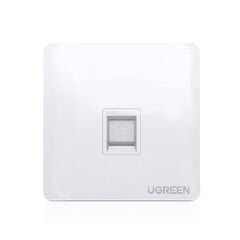 UGREEN 80180 NW144 Tek Portlu Bağlantı Noktalı Duvar Paneli Bilgi Paneli Beyaz