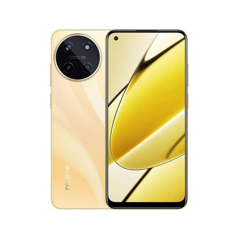 REALME 11 128GB + 8GB Ram Işıltılı Altın Cep Telefonu RMX3636 (Realme TÜRKİYE Garantili)