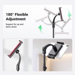 UGREEN 15645 LP585 Profesyonel Yer Tipi Mikrofon ve Telefon Tablet Ayarlanabilir Tripod Stant