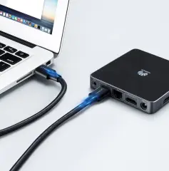UGREEN 10311 US102 USB-A Erkek to USB-A Erkek 2.0 Kablo Siyah 2Metre - 2