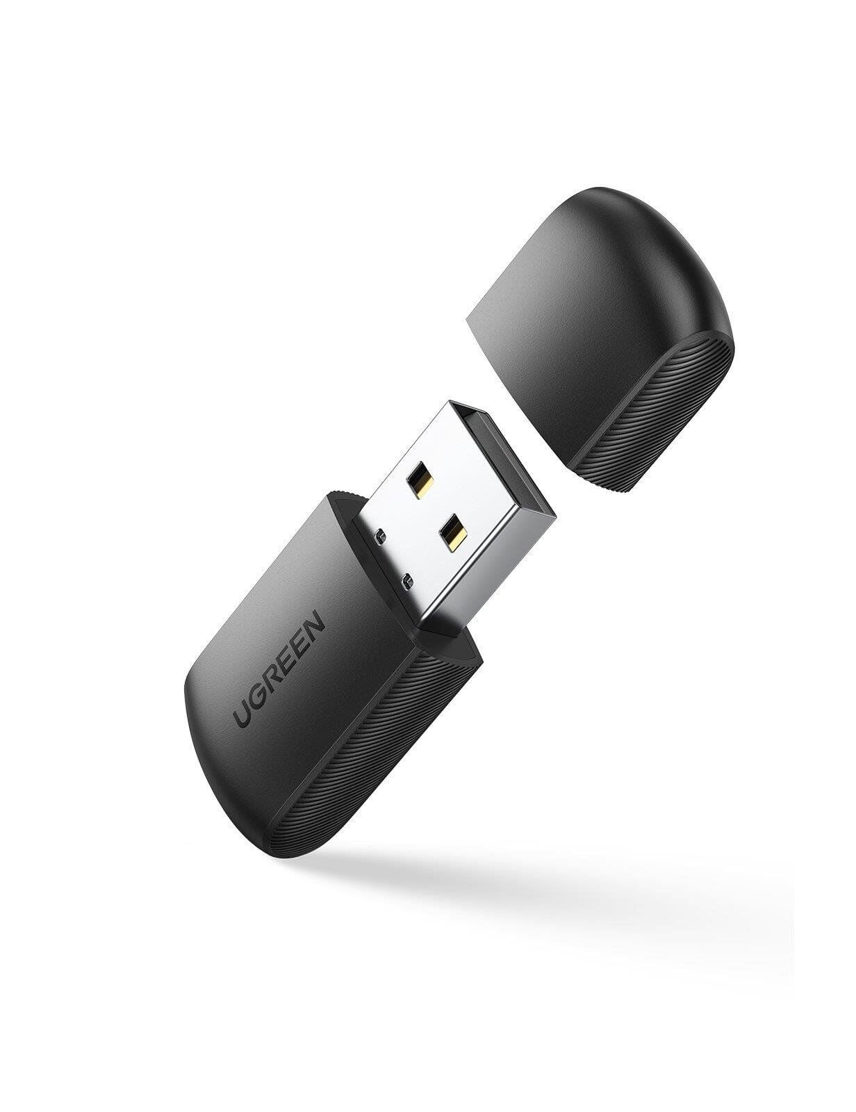 UGREEN 20204 CM448 AC650 2.4GHz 200Mbps ve 5GHz 433Mbps Dual Band USB WiFi Ağ Adaptörü