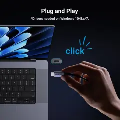 UGREEN 25052 CM648 USB-C to RJ45 2.5G 10/100/1000Mbps Gigabit Ethernet Adaptörü Alüminyum Kasa