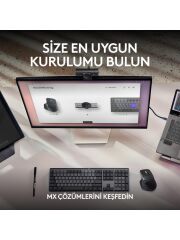 LOGİTECH MX Brio Ultra HD 4K 1080p Mikrofonlu Webcam Siyah (960-001549)