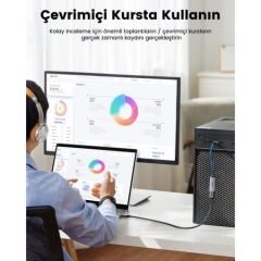 UGREEN 40189 CM489 1080P 30Hz USB Type-C Video Capture Kart HDMI Görüntü Yakalama Kartı