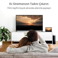 UGREEN 50562 HD135 8K 60Hz Full HD 48Gbps Yüksek Hızlı Aktarım 2.1 HDMI Kablosu Siyah 5metre