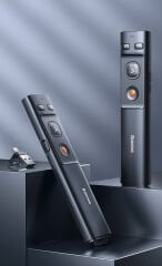 BASEUS Orange Dot USB-A ve USB-C Alıcılı Kırmızı Lazerli Kablosuz Sunum Kalemi Kumandası ACFYB-0G - 2