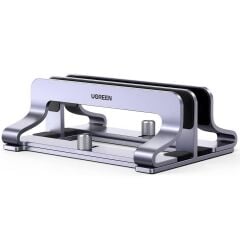 UGREEN 60643 LP258 Masaüstü Alüminyum Çift Yuvalı Dikey Macbook Laptop Notebook Standı