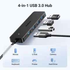 UGREEN 25851 USB-A to 4 Port USB 3.0 5Gbps Hub Çoklayıcı Dönüştürücü