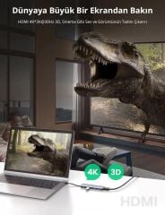 UGREEN 70408 CM285 5 in 1 Katlanır Kablolu USB-C Hub Çoklayıcı 4K HDMI Video Çıkışı 100W PD Şarj Des - 2