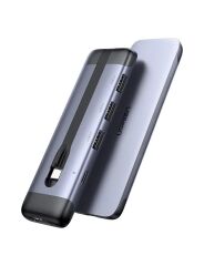 UGREEN 70408 CM285 5 in 1 Katlanır Kablolu USB-C Hub Çoklayıcı 4K HDMI Video Çıkışı 100W PD Şarj Des