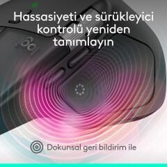 LOGİTECH MX Master 4 Performans 8000dpi Optik Sensörlü Sessiz Kablosuz Mouse Siyah (910-007562) - 2
