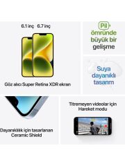 APPLE iPhone 14 Plus 512GB Yıldız Işığı Cep Telefonu MQ5D3TU/A (Apple TÜRKİYE Garantili)