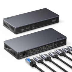 UGREEN 90912 CM615 9 in 1 USB-C Çok Fonksiyonlu Bağlantı İstasyonu