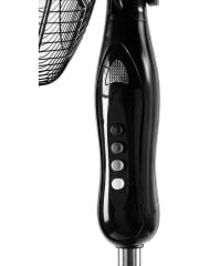 YUİ F29 120cm 40W 16'' 3 Kademe 5 Pervane Döner Başlıklı Vantilatör Siyah