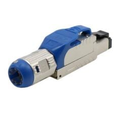 CAT8 RJ45 Endüstriyel Tip IP20 STP Konnektör Korumalı Saha Fişi Aracı Kolay Metal Döküm Sonlandırma Konnektörü