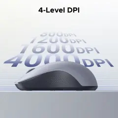 UGREEN 55146 M331 800/1200/1600dpi 2.4GHz Çift Modlu Bluetooth Kablosuz Mouse Gri