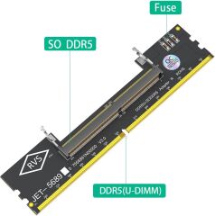 JET-5689 DDR5 Notebook Bellek SO-DIMM to Masaüstü Bellek DIMM Adaptör Kartı JBDD0006-003 - 2