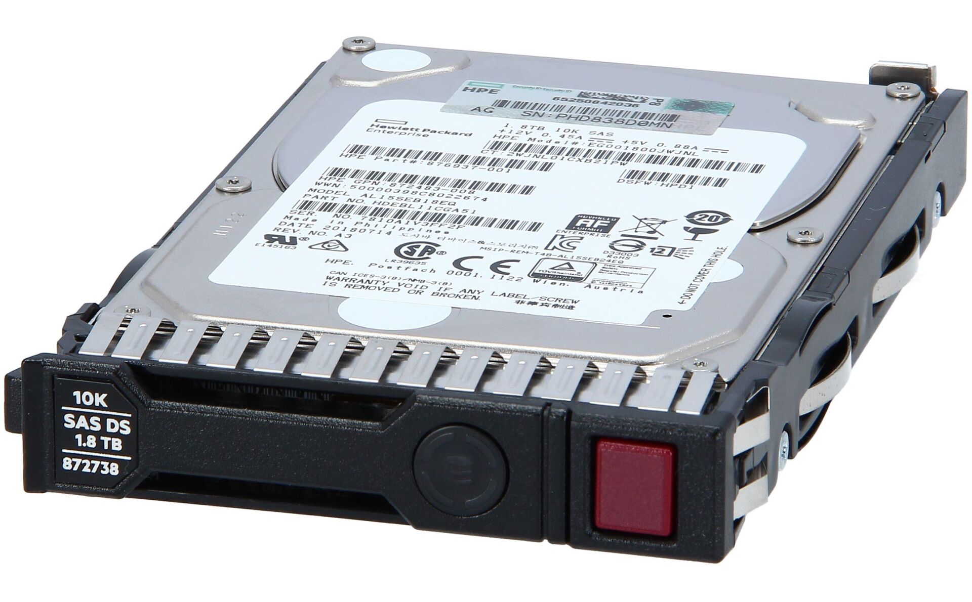 HPE 1.92TB SAS MSA RI SFF M2 2.5'' Sunucu SSD R0Q47A P37011-B21 P38984-002 P13237-001