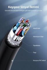 UGREEN 10129 HD101 4K HDR Video 2.0 HDMI Kablo 18GB/s Yüksek Hız Siyah 2metre