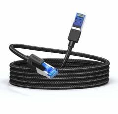 UGREEN 30799 NW153 CAT8 2000MHz Stabil Bant 40GB/s Yüksek Ağ Hızı Ethernet Kablosu Örgülü 15metre - 2