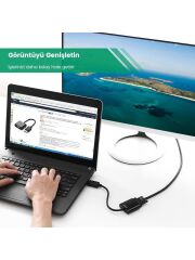 UGREEN 20415 DP109 DisplayPort to VGA Dönüştürücü Adaptör Kablosu 1080P 60Hz