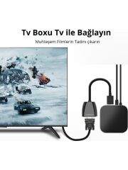 UGREEN 40253 MM105 Full HD 1080P/60Hz 1920x1080 HDMI Erkek to VGA Dişi Dönüştürücü Adaptör Siyah