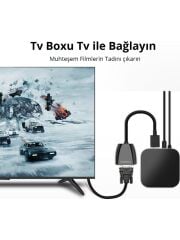 UGREEN 40253 MM105 Full HD 1080P/60Hz 1920x1080 HDMI Erkek to VGA Dişi Dönüştürücü Adaptör Siyah