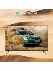 UGREEN 40363 MM137 4K Çözünürlük Desteği Mandallı Bağlantı DisplayPort Erkek to HDMI Dişi Dönüştürücü Adaptör Siyah