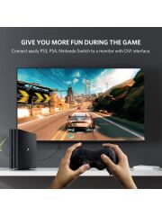 UGREEN 20124 DVI 24+1 to HDMI Dönüştürücü Adaptör 1080P Full HD Desteği Çift Yönlü Veri İletimi