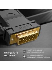 UGREEN 20124 DVI 24+1 to HDMI Dönüştürücü Adaptör 1080P Full HD Desteği Çift Yönlü Veri İletimi