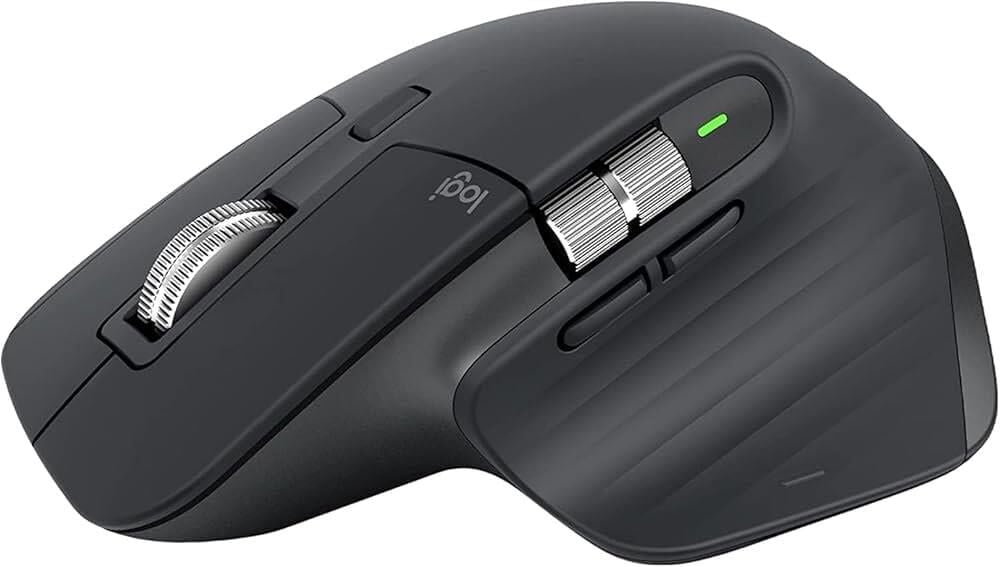 LOGİTECH MX Master 3S Performans 8000dpi Optik Sensörlü Sessiz Kablosuz Mouse Siyah (910-006565)