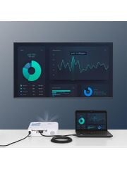 UGREEN 10221 DP103 1080P Görüntü Desteği DisplayPort to DVI 24+1 Görüntü Kablosu Siyah 2metre